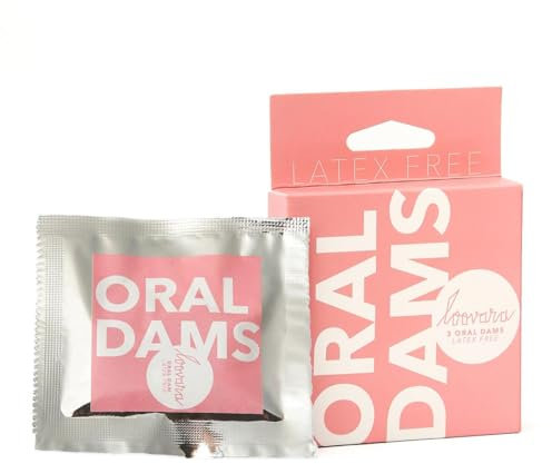 Loovara - Preservativos sin Latex Ultrafinos para Sexo Oral x3 Unidades | Oral Dams - Caja de Condones sin Latex - Preservativos Finos | Preservativos Sin Latex Ultrafinos
