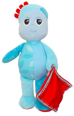 In The Night Garden Iggle Piggle Talking Teddy Bear, Cbeebies Cute & Sensory toys. Comforting sounds. Kids Toys and Baby toys 0-6 months, Blue