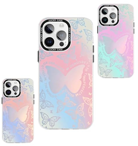 CasurvivePro Hülle Kompatibel für iPhone X/XS/10 Fall für Frau Ultra Slim stoßfest schützende Aurora Laser DIY Malerei Telefon Abdeckung für iPhone X/XS/10 PA91