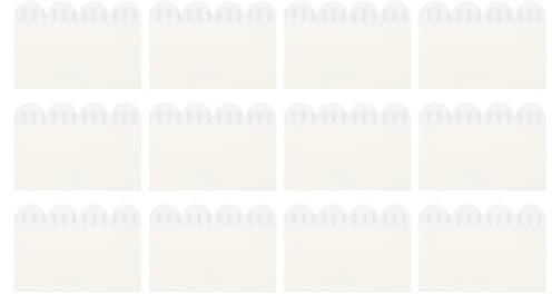 PATIKIL Remsor för tavelhängning, 48-pack affischremsor, dubbelsidig, självhäftande monteringstejp, bildhängningskit för hängande bilder, ramar, 16 x 46 mm