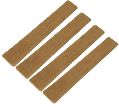 PATIKIL Bogenschießen Schalldämpfer, 2 Stück Bogen Gliedmaßen Pads Selbstklebender Pelz Bogen Stabilisator Bogensport Zubehör für Recurvebogen Traditionelle Langbogen, Braun
