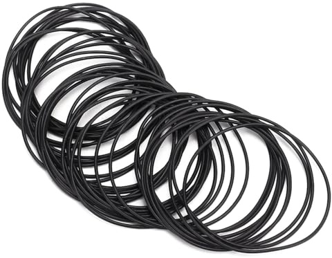 Haosie 500pcs Joint Torique de Montre, Joint Torique en Caoutchouc, Joints de Joint de Couverture Arrière de Montre, en Caoutchouc Étanche Montre, pour Dos de Montre