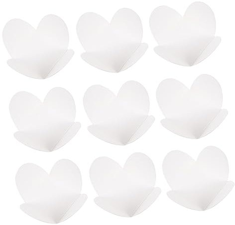 KICHOUSE 200piezas Trufas Papel Kraft Envases Para y Decoración De Postres y Celebraciones