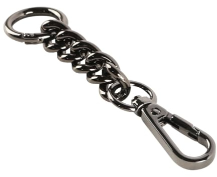 Laroal Catena di Estensione per Portafoglio in Metallo Color Canna di Fucile, Portachiavi in Lega da 15 cm con Tracolla Regolabile per Borse, Portafogli, Accessori Fai da Te