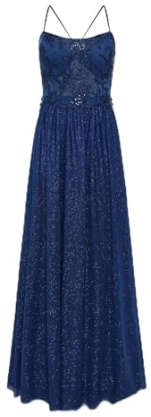 Vera Mont Damen Abendkleid im Glitzer-Look