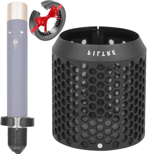 Outer Filter Cover Replacement for Dyson Airwrap Hair Styler HS01 HS05 Models Outer Strainer Filter Cage Replacement Parts,
