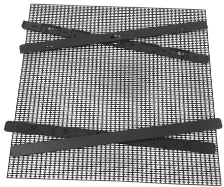 Nishiyuenyi Tablero de Perlas Fusibles Cuadrado con Malla Adaptable Y Material PVC Suministros de Manualidades Decoración del Hogar Y Actividades Ed, Negro
