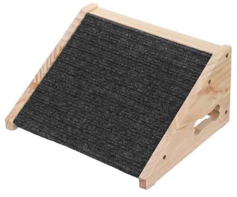 Toddmomy Escalera de Madera para Perros y Gatos Mayores Diseño Compacto y Antideslizante Adecuado para Espacios Interiores y Mascotas Movilidad Reducida