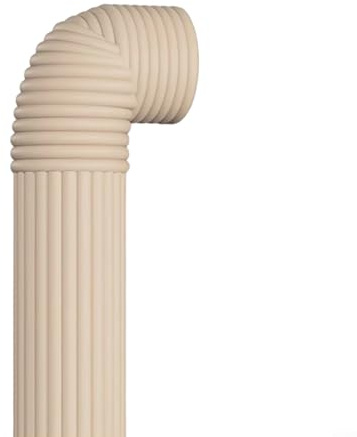 Bordfly Cinta aislante térmica para tuberías de agua en exteriores, autoadhesiva, contra heladas y ruidos, versátil para tuberías de calefacción y aire acondicionado (beige)