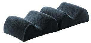 TEMPUR Cuscino per Gambe in Memory Foam, cuscino di supporto per la riduzione della pressione e il comodo sollevamento della parte inferiore delle gambe, fodera lavabile (20 x 54 x 10 cm), Antracite