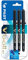 Pilot VBall 7 Rollerball Pen-Black (Pack of 3)