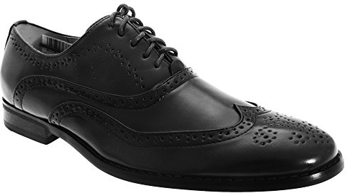 Goor George herr Brogue Oxford skor brun, - svart - 40.5 EU