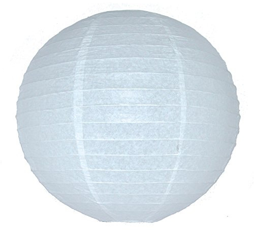 K-LIMIT Lampion Papierlaterne Party Event Geburtstag Hochzeit Dekoration / weiß / 40 cm