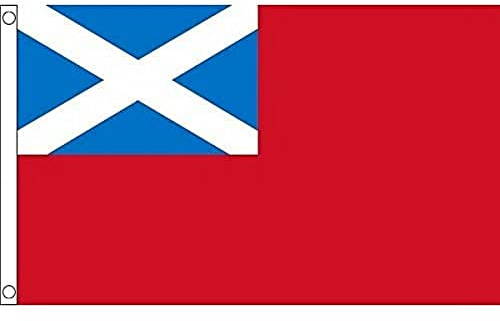AZ FLAG Bandiera Red Ensign Scozzese 150x90cm - Bandiera STORICA di SCOZZIA 90 x 150 cm