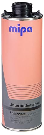 MIPA Unterbodenschutz schwarz Bitumen 1Liter Spritzbar