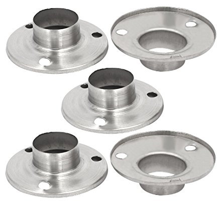 Aexit Kleiderschrank Edelstahl Schiene Stangenende Flansch Buchse Unterstützt 19mm Durchmesser 5St (da60c39556b53a7dbe191843b0430b01)