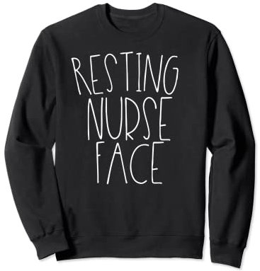 Lustiges Gesichts-Peeling für Krankenschwestern, Krankenhaus-Pflege, sarkastisch Sweatshirt