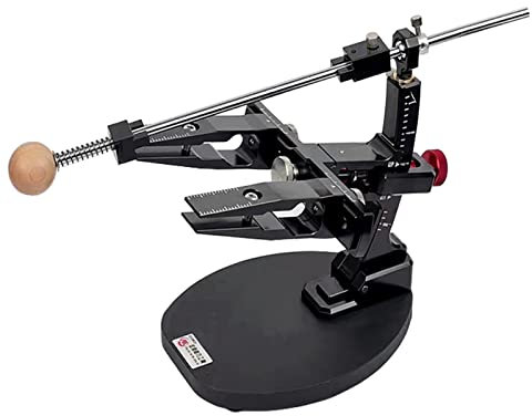 Toplionace Affilacoltelli Professionale ad Angolo Fisso Telaio di Affilatura in Alluminio Multifunzionale Coltelli Regolabili Utensili per Affilatura Rapida, CNX-2