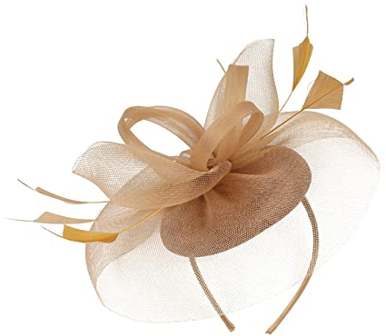 Fascinator Schwarz Women's Tea Party Wedding Baseball Caps Wedding Cocktail Tea Party for Women and Girls Flower Feather Mesh Elegant Bridal Tea Party Hat Banquet Hat Headband