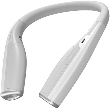 Zybervr Battery Pack Neck-Hanging for Quest 3S/3, 10000mAh 20W Fast Charge Battery Pack for VR, Less Head Pressure, Extend Play Time, White