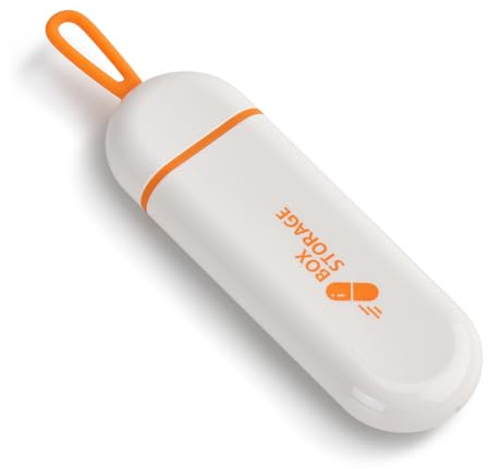 Jaslongri Compartments, Small, Vitamins, Medicines, Pills, Dietary Supplement, Waterproof, Good Sealing Performance