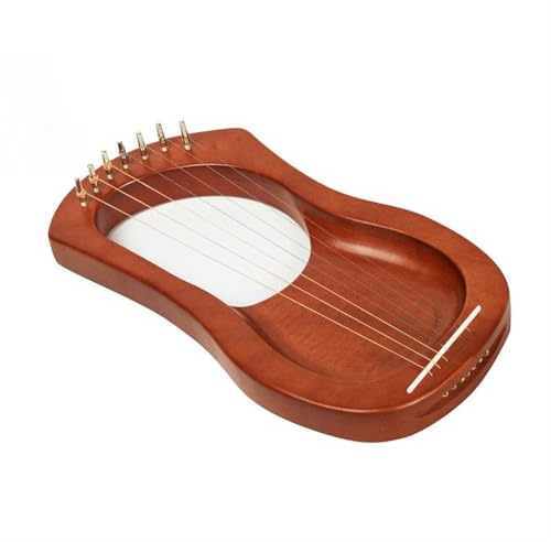 harfe instrument Kleine Harfe Nischeninstrument Khaki Mahagoni Material