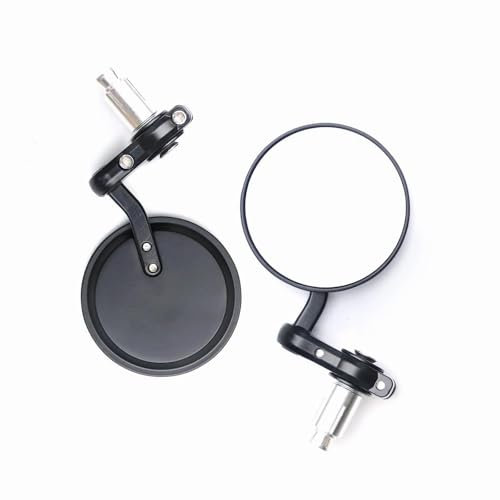 DIQXLGS Seitenspiegel 3 Zoll Runde Lenkerendenspiegel Für Aprilia Usw 7/8 Zoll Seitenspiegel