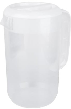 PRETYZOOM 4000ml Water Pitcher Lid, Cold Juice and Household Drink Pitcher for Kitchen and Outdoor Use