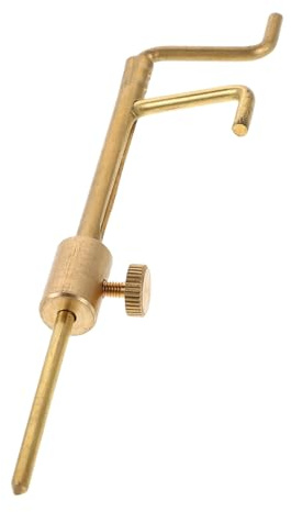 NULYLU Brass Violin Caliper Sound Post Measurement Tool Luthier Precision Measuring Gauge for Violin Repair