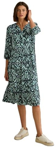 Cecil Damen Gemustertes Volant-Kleid