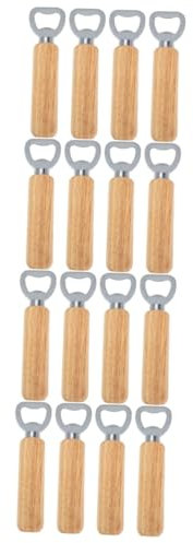 Cabilock 4 Juegos Sacacorchos De Madera Artilugio Matraz Bar Hidro Estante Abrebotellas Cerveza Destapador De Cerveza Jar Opener Abrelatas Removedor De Tapa De Botella Metal Khaki 4 Uds * 4