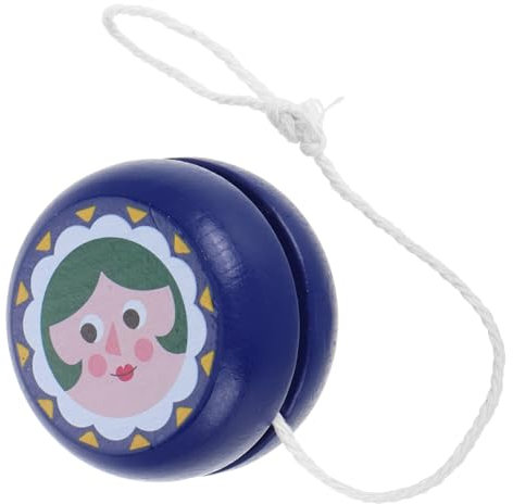 BESTonZON Holz- Mit Automatischer Rückkehr Für Junge Mädchen Kontrollierbarer Kreiselball Kleines Spielzeug Für Anfänger DIY-bastelset Für Geburtstage Weihnachten Partygeschenke Dunkelblau