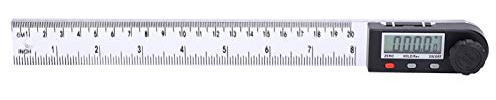 RASTKY Misuratore del Righello Angolare del Protrattore Digitale con Manopola di Bloccaggio - Goniometro in Plastica con Display Digitale Chiaro Misurazione Accurata - Lavorazione del Legno Ideali,