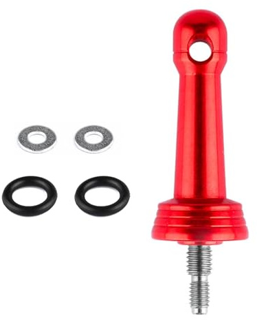 Zuoeay Pesca Ruota Balance Rod Alluminio Mulinello Da Pesca Equilibratori Inserimento In/Vite in Stand con Guarnizione Anelli di Gomma Alluminio Pesca Accessorio