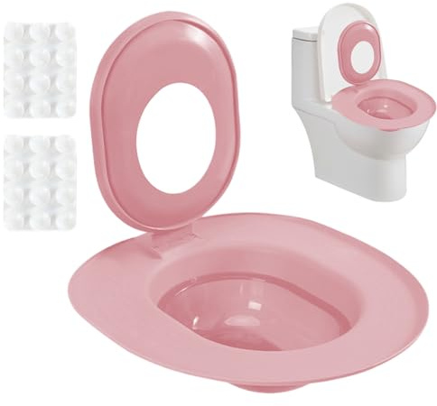 Generico Trainer per gatti al WC con orinale rimovibile - Sedile Rimovibile per Vasino,per Addestrare il Gatto alla Toilette | In bagno, seminterrato, negozio di animali, interni, casa e
