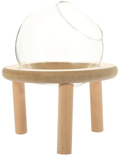 ELEOUTI Kompaktes und Verschleißfestes Hamster Badezimmer und Glas mit Transparenter Oberfläche für Haustierpflege und Zwerghamster Badeanwendung im Haushalt