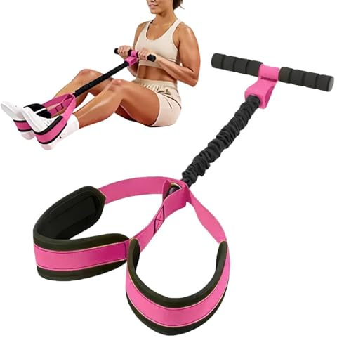 Banda de resistencia para pedal de pie, banda multifuncional ajustable suave, equipo de ejercicio en casa, para gimnasio, fitness, ejercicio, entrenamiento, interior, exterior, estiramiento, piernas