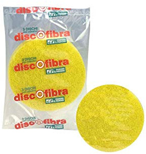 Discos de Fibra con lámina autoadhesiva para el Kit de Pulido de Suelos, 3 Unidades, Discos de Fibra con película autoadhesiva para Pulido de Suelos, sobre los Que se Aplica el Fieltro del Pulido.