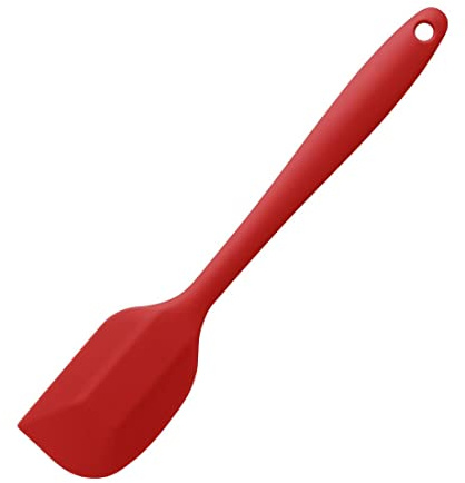 KitchenCraft CWSPATRED Colourworks Silicone Spatula, 28 cm - Red