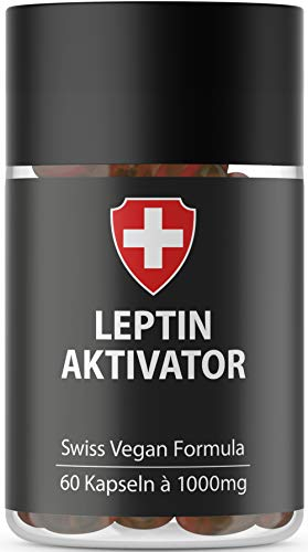 Leptin Aktivator Kapseln hochdosiert für Leptin Diät | Höchste Qualität von Active Swiss | Leptin Stoffwechsel Diät | Natürliche Diätunterstützung | Schlank in 21 Tagen Leptin abnehmen | Hormonfrei