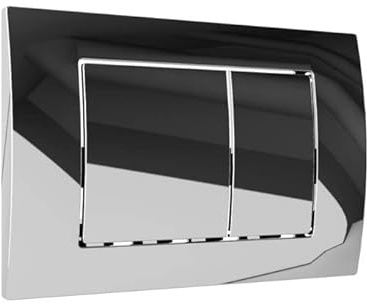 Placa de picaporte cromada LAV 200.1.2 para elemento de pared lavita 40 y 50