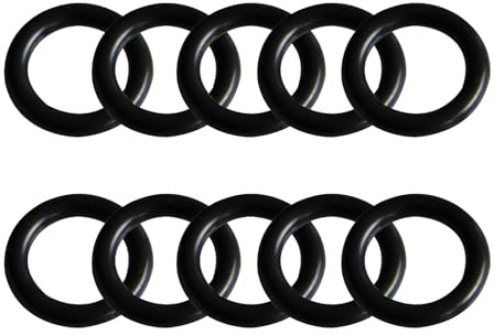 MACHSWON O-Ringe aus Nitrilkautschuk, 30 mm Außendurchmesser, 25 mm Innendurchmesser, 2,5 mm Breite, metrische Dichtungsringe, O-Ring-Dichtung, O-Ringe, Dichtungsösen, Schwarz, 50 Stück