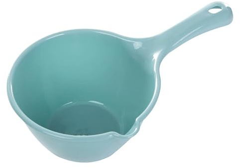 Cuillère à Eau, Louche à Eau de Grande capacité avec Conception à Long Manche, Cuillère de Bain en Plastique épais et Durable, Seau de Douche pour la Cuisine, la Cuisson et le