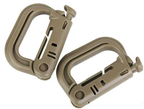 Sosoport 10stücke Gürtelschnalle Mit D-ring-verriegelung Für Gurtband Verriegelbarer D-ring Schnallenfedern Robust Und Leicht Für Outdoor-aktivitäten