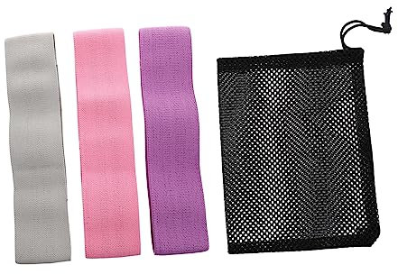 VANZACK 1satz Widerstandsbänder Für Fitness Yoga Elastische Hüftbänder Mit Mesh Tasche Für Effektives Krafttraining Geeignet Für Zuhause Fitnessstudio Farben