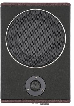 TONFEION 8 Zoll Schlanker Max 600W Subwoofer Aktiv, Auto Set Untersitz Lautsprecher Mit Integriertem Verstärker, Schwarz