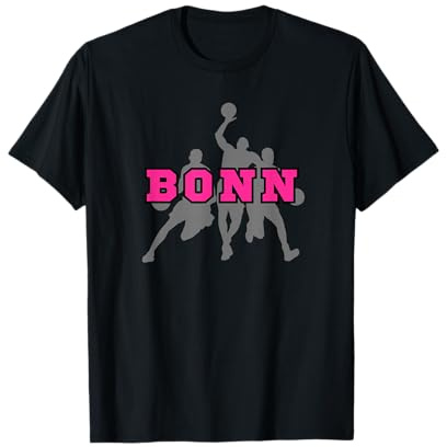 Bonn Basketball Fan Support Rheinland Stadion pink T-Shirt