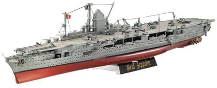 FMOCHANGMDP Kriegsmarine GRAF Zeppelin Aircraft Carrier Maßstab 1/350 Modellbausatz Flugzeugträger, Spielzeug und Geschenke für Erwachsene,29.6 x 2,3 Zoll