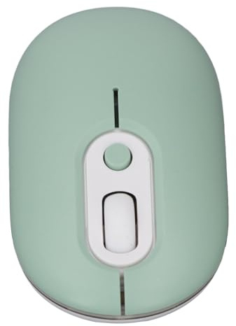 Jectse Souris sans Fil, 2,4 GHz sans Fil Bluetooth Dual Mode Souris Light Up avec USB Mini Receiver, Souris D'ordinateur Silencieuse avec 3 DPI 800/1200/1600 (Green)
