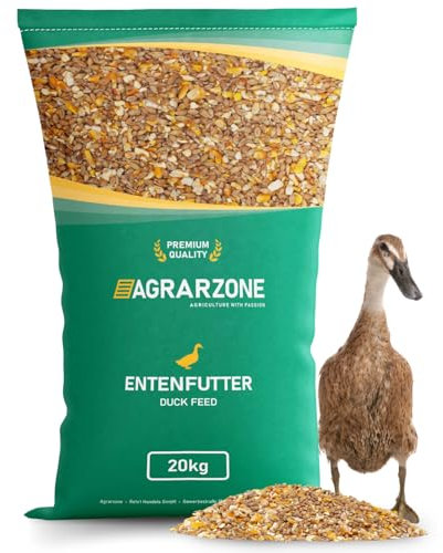 Agrarzone Entenfutter Laufenten 20 kg - Österreichisches Laufenten Futter - 100% Gentechnikfrei & Gereinigt - Körner Futter für Wildenten, Enten & Gänse